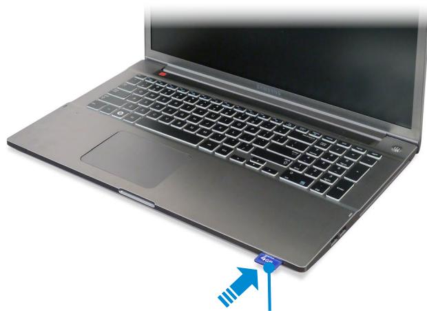 SAMSUNG NP780Z5E - Using the card - 1