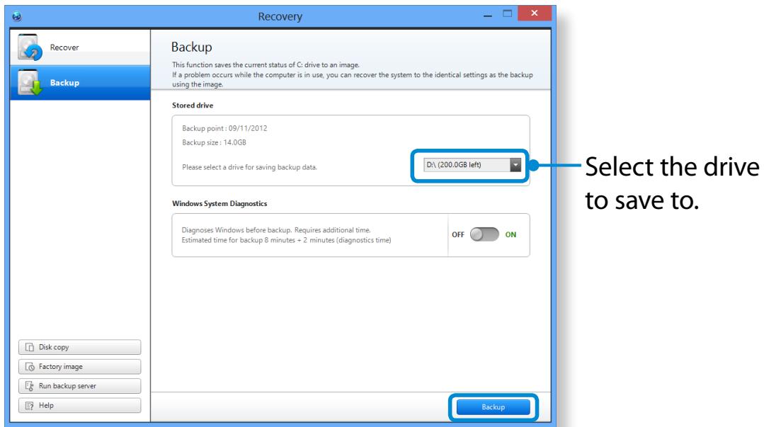 SAMSUNG NP780Z5E - Backing up - 2
