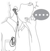 SAMSUNG BLUETOOTH HEADSET MONO BHM1500 - Come indossare l'auricolare - 1