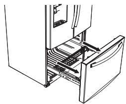SAMSUNG RF23HCEDBSR - DISASSEMBLE THE FREEZER DRAWER - 5