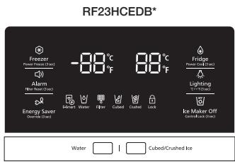 SAMSUNG RF23HCEDBSR - Control de la temperatura del refrigerador - 1