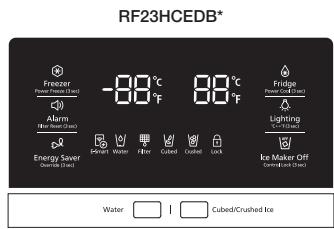 SAMSUNG RF23HCEDBSR - Control de la temperatura del congelador - 1