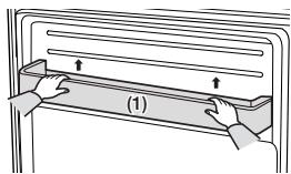 SAMSUNG RF23HCEDBSR - Retrait des accessoires du congélateur - 1