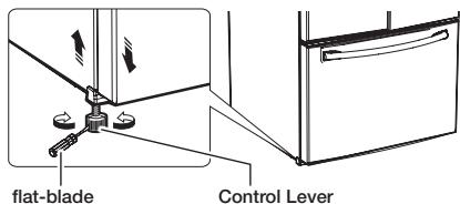 SAMSUNG RF23HCEDBSR - How to adjust the level - 1