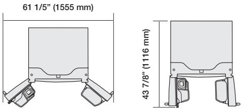 SAMSUNG RF23HCEDBSR - Door Clearance - 1