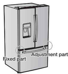 SAMSUNG RF23HCEDBSR - MAKING MINOR ADJUSTMENTS BETWEEN DOORS - 2