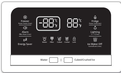SAMSUNG RF28HMEDBSR - Controlling the Freezer temperature - 1