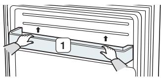 SAMSUNG RF28HMEDBSR - DISASSEMBLING THE FREEZER DOOR - 2