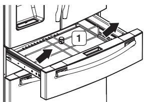 SAMSUNG RF28HMEDBSR - DESARMADO DE LA PUERTA DEL CAJÓN FLEX - 1
