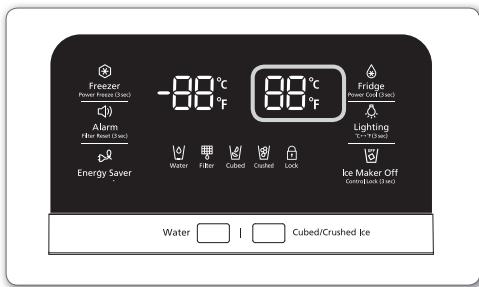 SAMSUNG RF28HMEDBSR - Control de la temperatura del refrigerador - 1