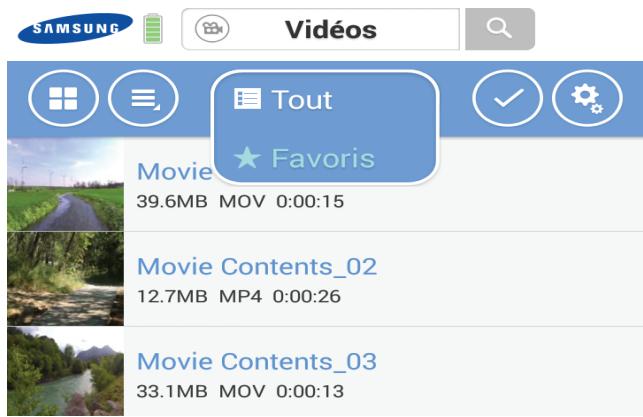 SAMSUNG M3 - Application pour android - 2