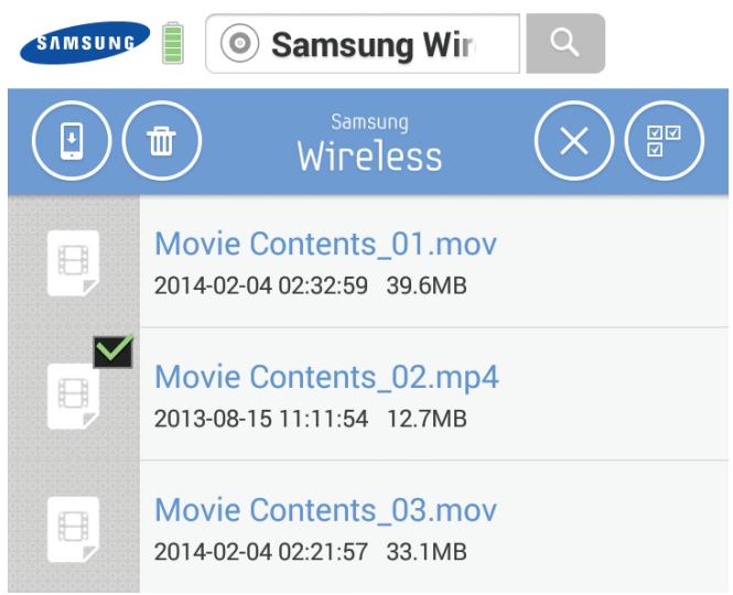 SAMSUNG M3 - Application android - 1