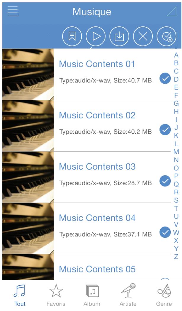 SAMSUNG M3 - Application pour ios - 1