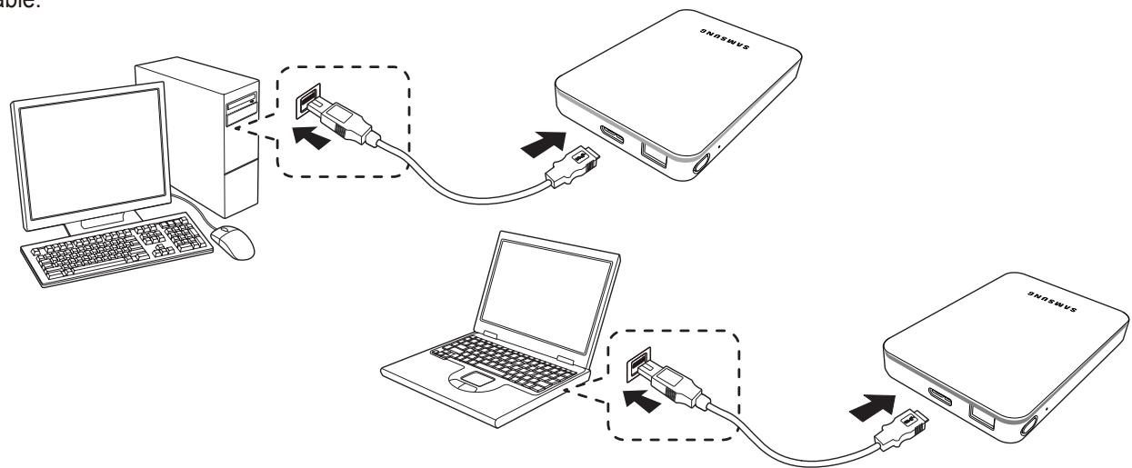 SAMSUNG M3 - Configuration du disque - 1