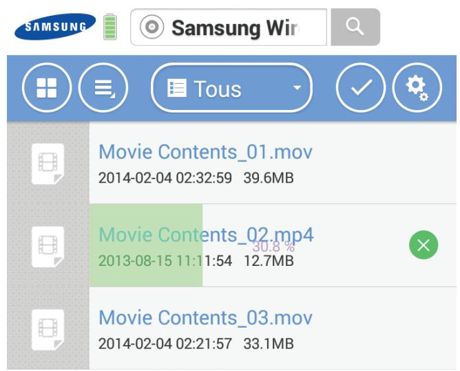 SAMSUNG M3 - Application android - 2
