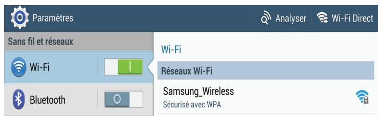 SAMSUNG M3 - Connexion au disque samsung wireless depuis un appareil android - 3