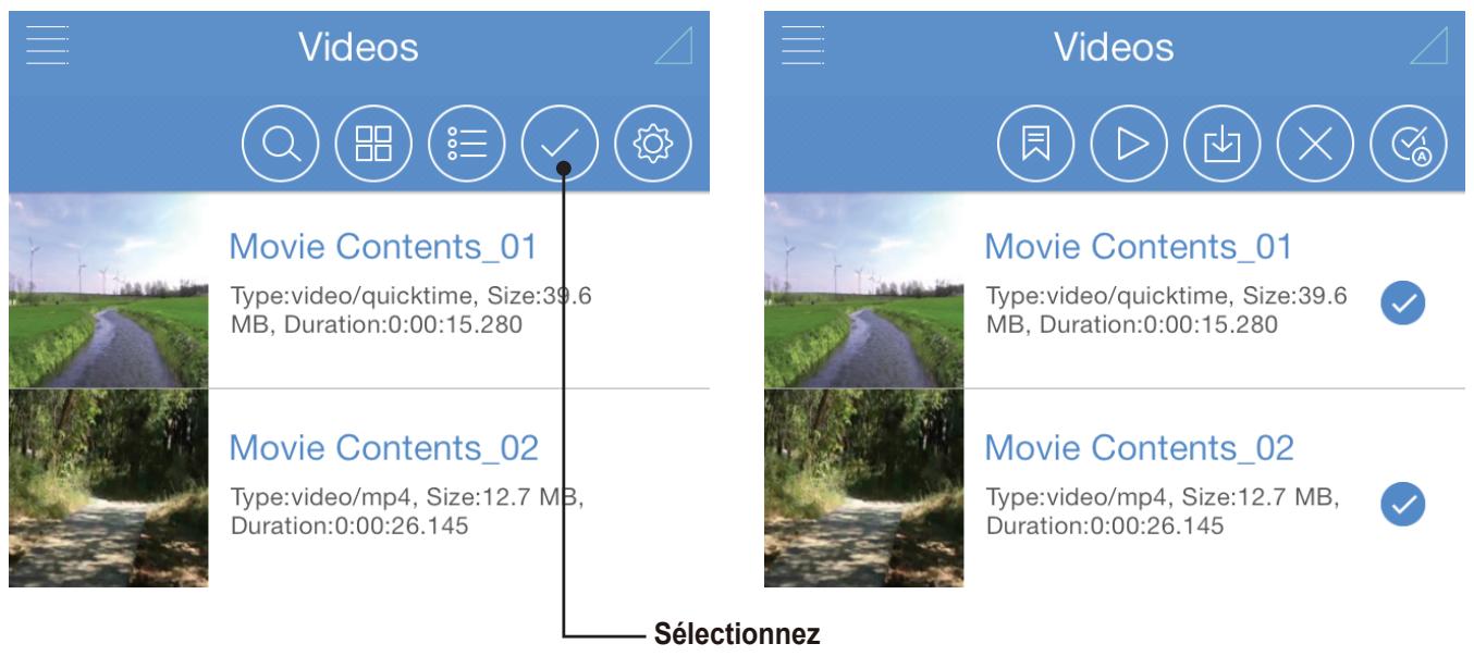 SAMSUNG M3 - Description de l'interface utilisateur de l'application ios - 3