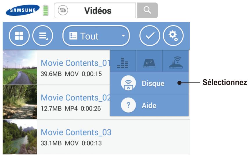 SAMSUNG M3 - Paramétrage du mode veille du disque samsung wireless - 1