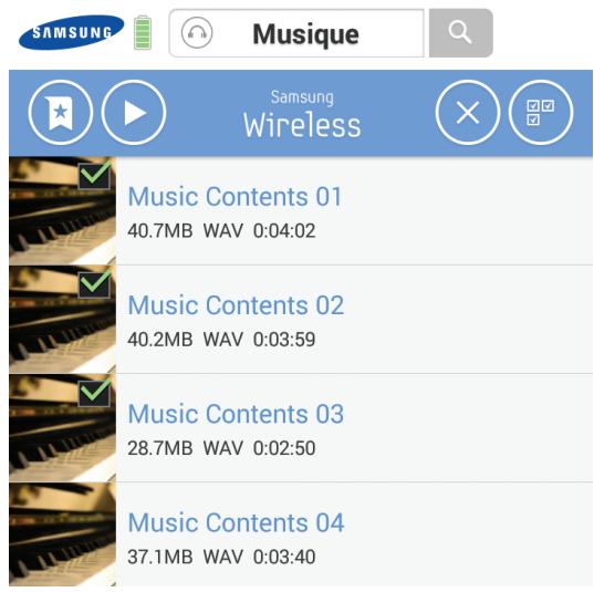 SAMSUNG M3 - Application android - 1