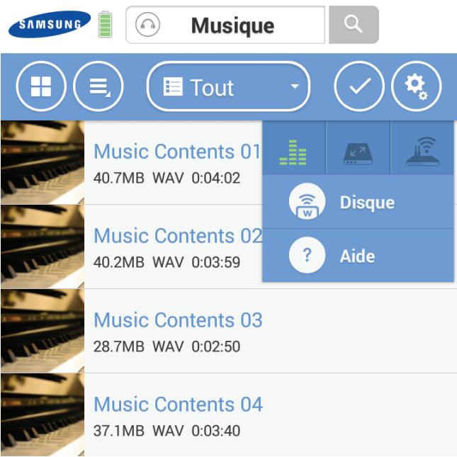 SAMSUNG M3 - Application android - 5