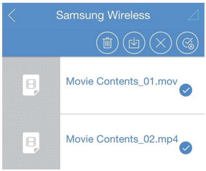 SAMSUNG M3 - Application pour ios - 1