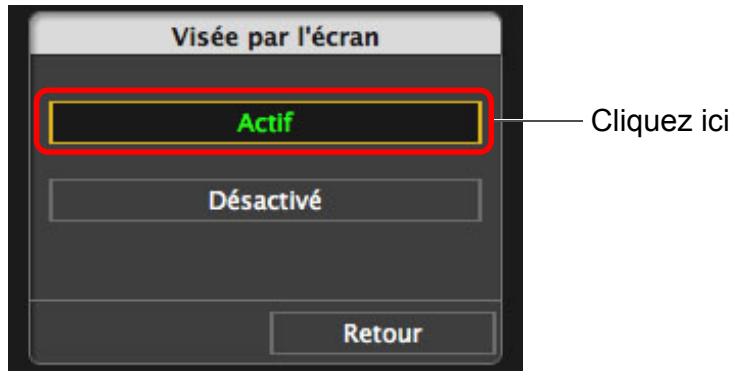 CANON EOS UTILITY VERSION 2.6 - Réglez la fonction Visée par l'écran. - 3
