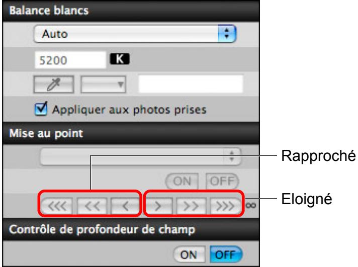 CANON EOS UTILITY VERSION 2.6 - Ajustez la mise au point. - 1