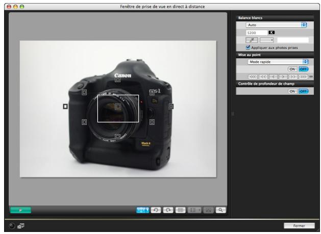 CANON EOS UTILITY VERSION 2.6 - Réglez la fonction Visée par l'écran. - 11