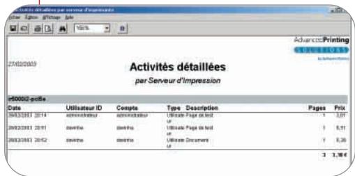 CANON PRINTLOG ACCOUNTING SERVER - ...EN ÉDITANT DES RAPPORTS ET STATISTIQUES DE VOS IMPRESSIONS ET DE VOS COPIES. - 1