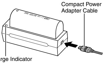 CANON CP-200 - Attach the AC cable to the compact power adapter CA-CP100 and plug it into a power outlet. - 1