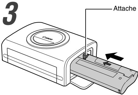 CANON CP-200 - Supprimez le jeu de la feuille d'encrage. - 1