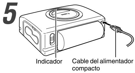 CANON CP-200 - Instale el paquete de baterias. - 2