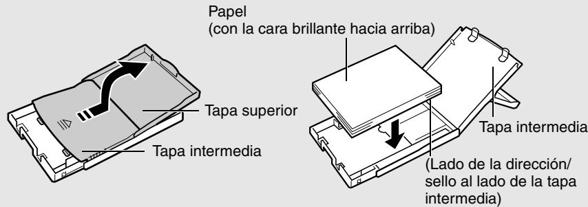 CANON CP-200 - Carga del papel en el cassette de papel  p. 23 - 1