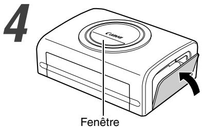 CANON CP-300 - Supprimez le jeu de la feuille d'encrage. - 2
