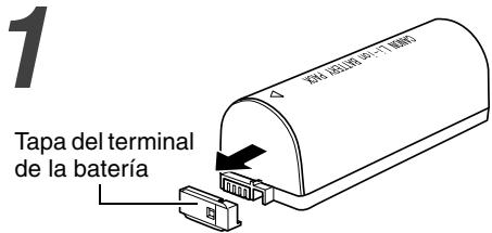 CANON CP-300 - Carga del paquete de baterías en la impresora - 1