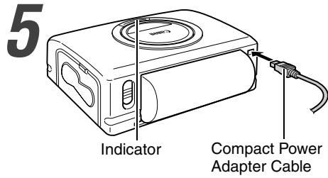 CANON CP-300 - Install the battery pack. - 2