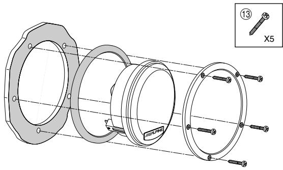 ALPINE SPX-Z15M - Speaker Wire Connections/Raccordement des fils d'enceinte - 4