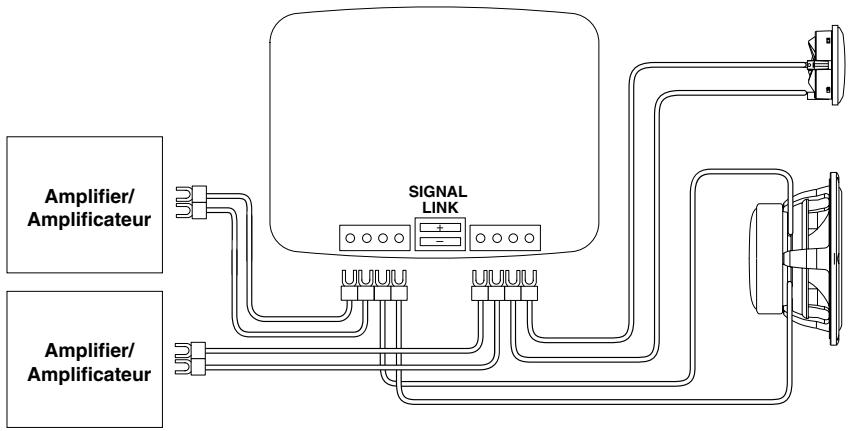 ALPINE SPX-Z15M - Connection Example 2 / Exemple de connexion 2 - 1