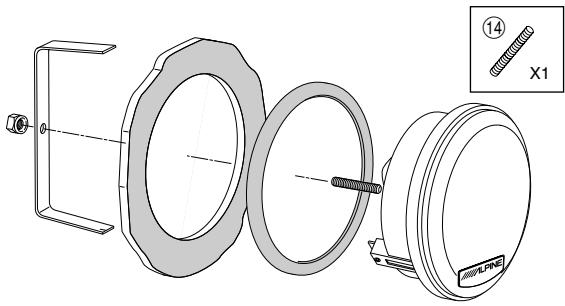 ALPINE SPX-Z15M - Speaker Wire Connections/Raccordement des fils d'enceinte - 2