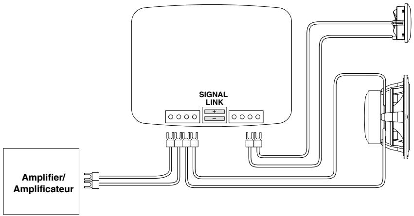 ALPINE SPX-Z15M - Connection Example 1 / Exemple de connexion 1 - 1