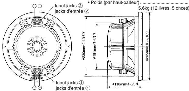 ALPINE SWR-304ED - SPECIFICATIONS - 1