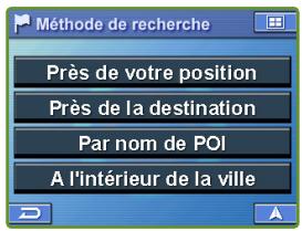 ALPINE PMD-B100P - Rechercher une destination par catégorie de POI - 2