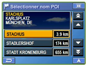 ALPINE PMD-B100P - Rechercher une destination par nom de POI - 3