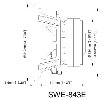 ALPINE SWE-1243E - ALPINE SWE-843E 20 cm Subwoofer - 6