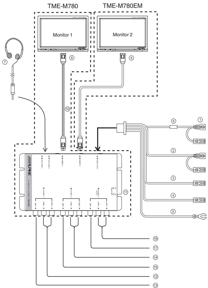 ALPINE TME-M780 - Connections - 1