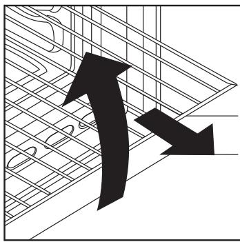 CANDY FBP659/6N - Ruszty piekarnika - system blokady - 1