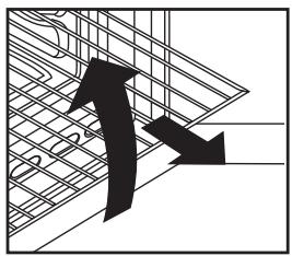 CANDY FBP659/6N - Grilles du FOUR, nouveau système d'arrêt - 1