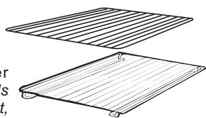 CANDY FBP659/6N - Der einfache Rost dient als Unterlage für Bleche und Backformen. - 1