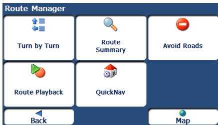 ASUS R600 - Route Manager Menu - 1