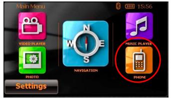 ASUS R600 - Phone menu - 1